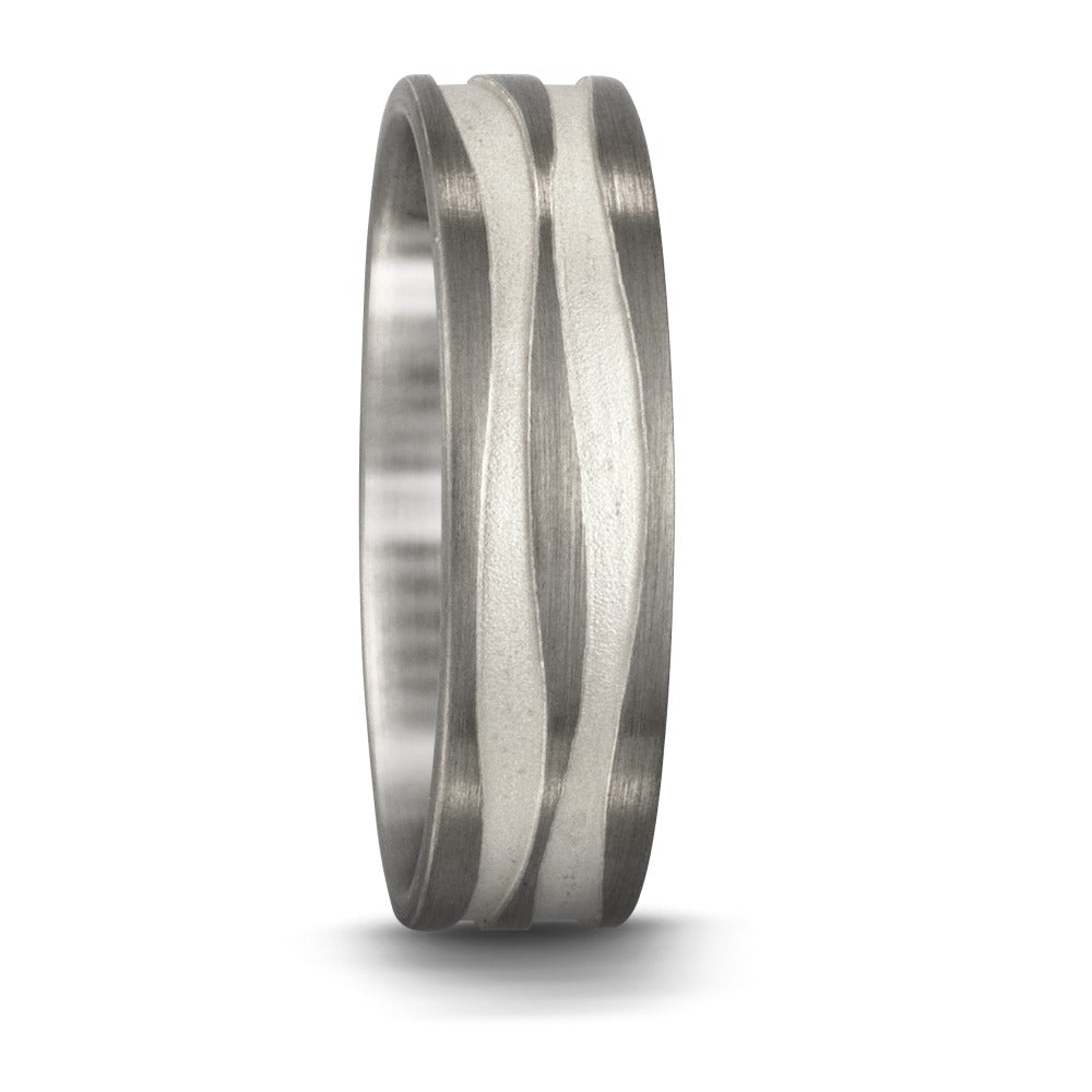 Fingerring 950 Palladium, Silber, Made in Germany