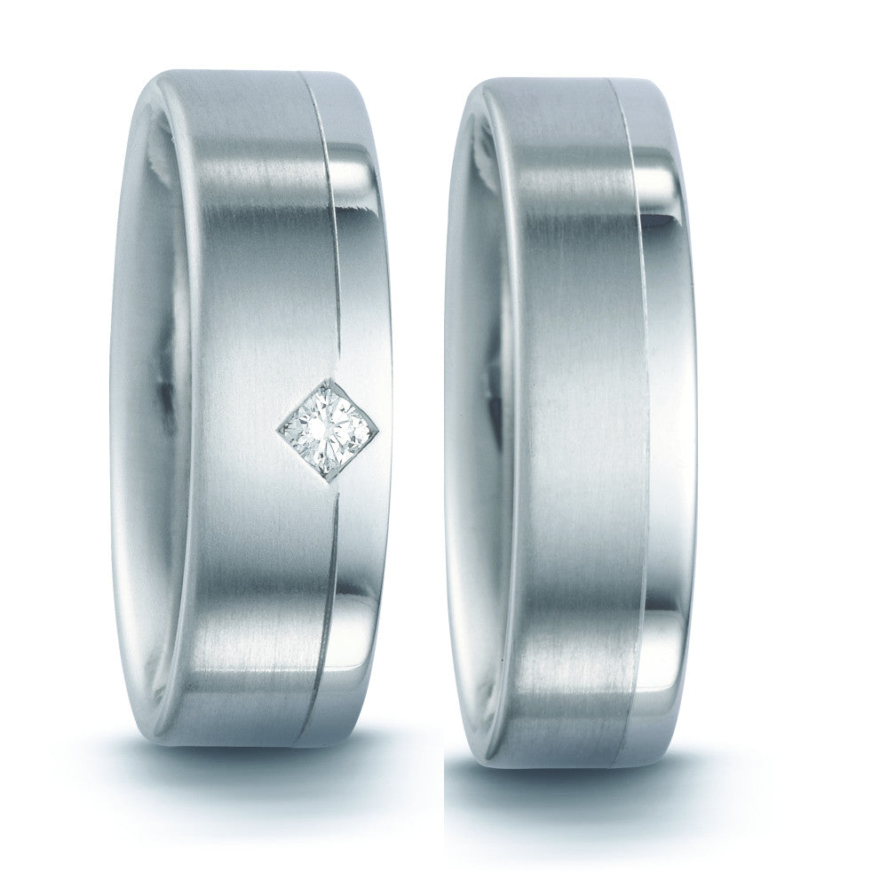 Fingerring 950 Platin, Made in Germany