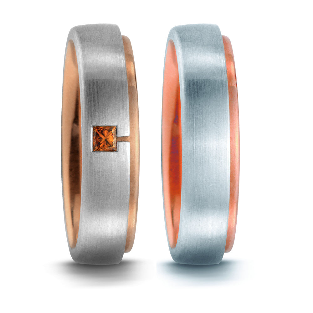 Fingerring 950 Platin, Made in Germany