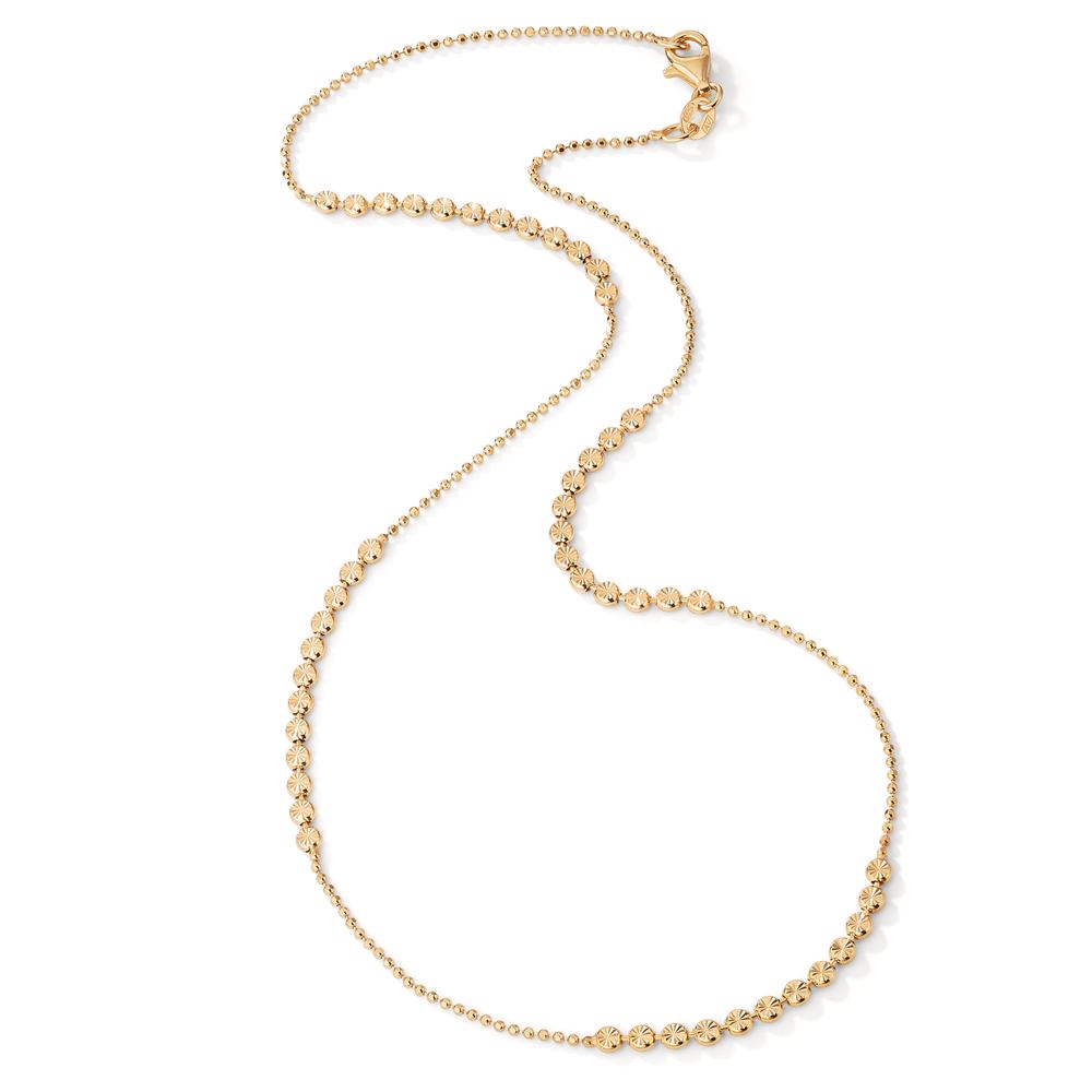 Collier Silber gelb vergoldet 42 cm, Made in Italy