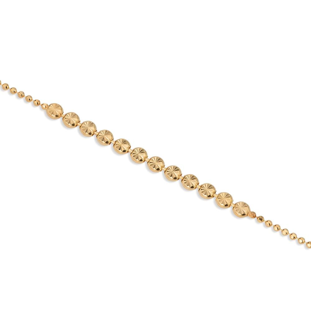 Collier Silber gelb vergoldet 42 cm, Made in Italy