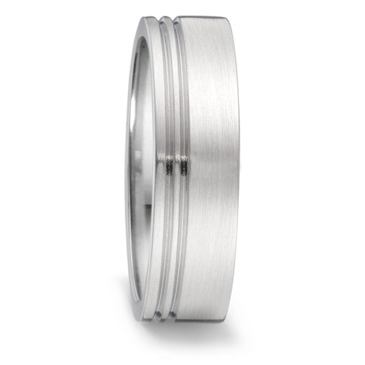 Partnerring TAMOR Design aus Edelstahl, Made in Germany