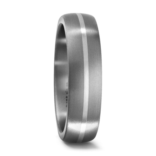 Fingerring Titan, 750/18 K Weissgold, Made in Germany