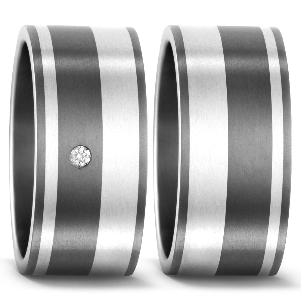 Fingerring Titan, Silber, Made in Germany