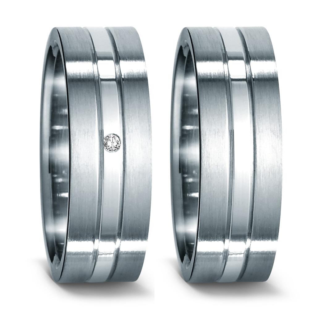 Fingerring Edelstahl