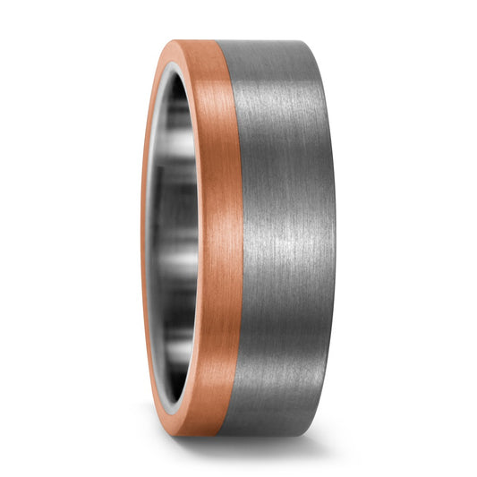 Fingerring Titan, 750/18 K Rotgold, Made in Germany