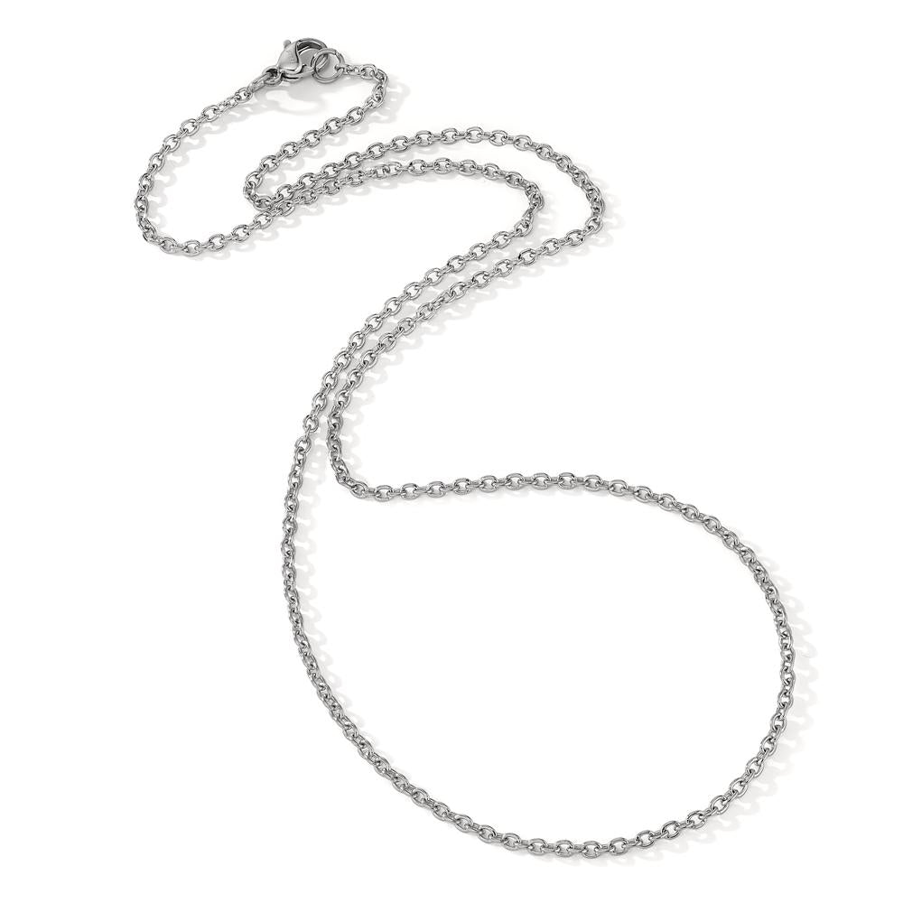 Halskette Edelstahl 42 cm Ø2 mm
