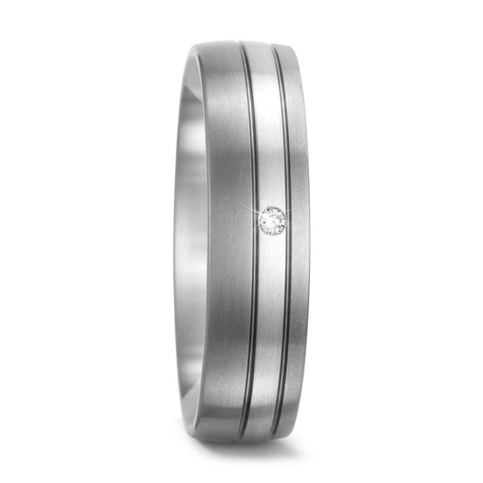 Fingerring Titan, 950 Palladium, Made in Germany