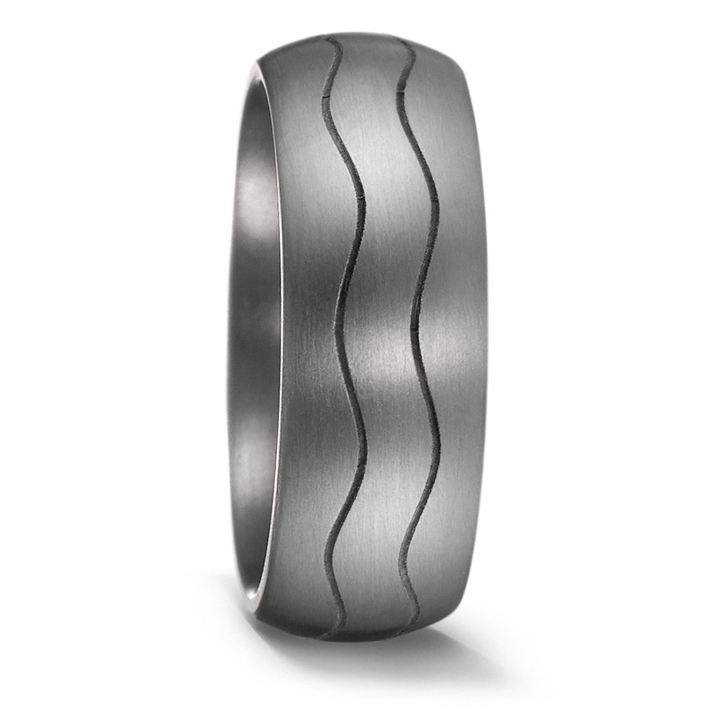 Partnerring aus Tantal mit feinmattierter Oberfläche, Made in Germany