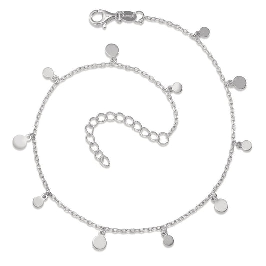 Fusskettchen Silber rhodiniert 24-27 cm verstellbar