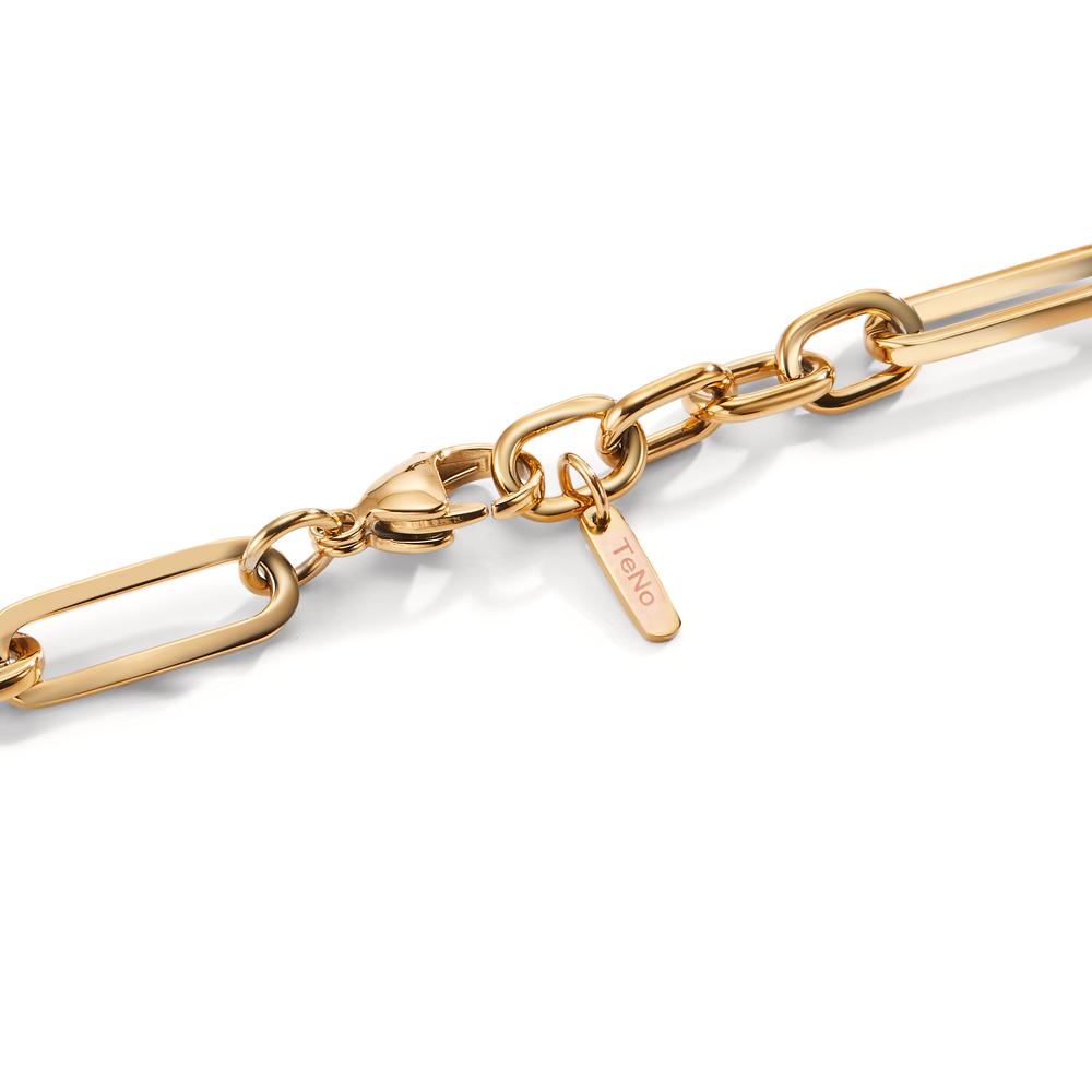 Halskette Soho Gold aus Edelstahl mit Carbon 45-48 cm verstellbar