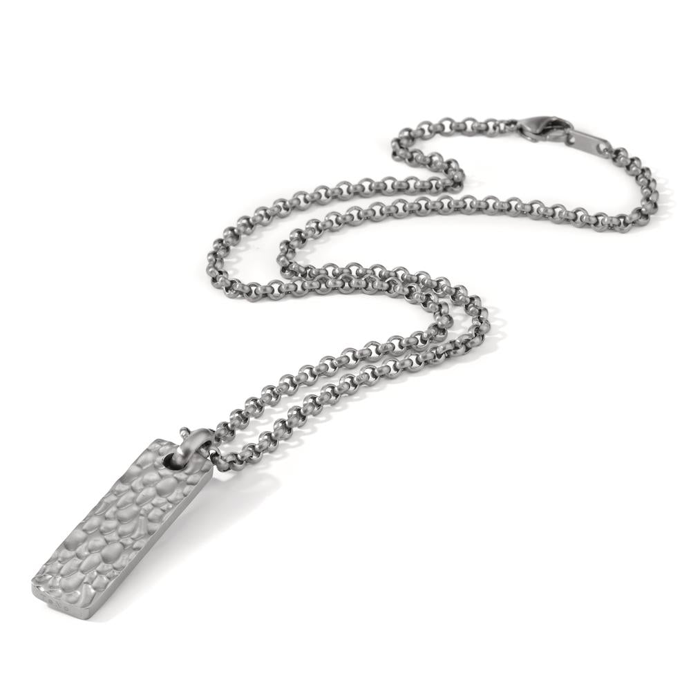 Signature Kette Groove aus Edelstahl 50 cm
