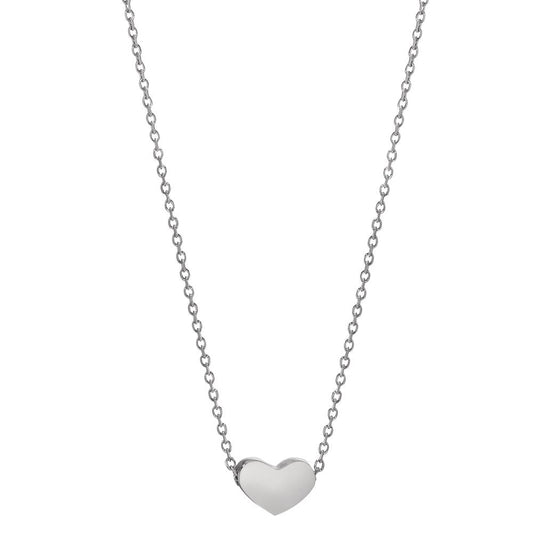 Collier Edelstahl Herz 40-45 cm verstellbar
